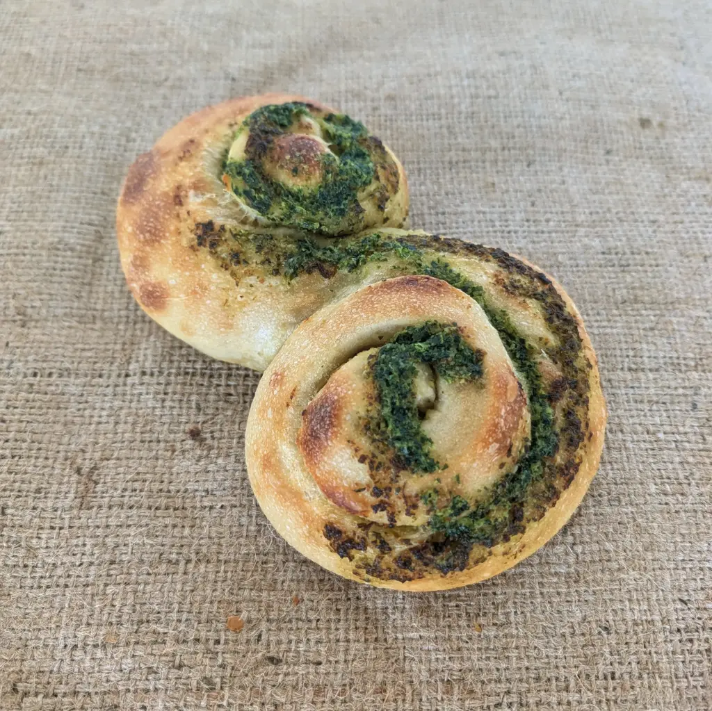 Pan con mantequilla de ajo